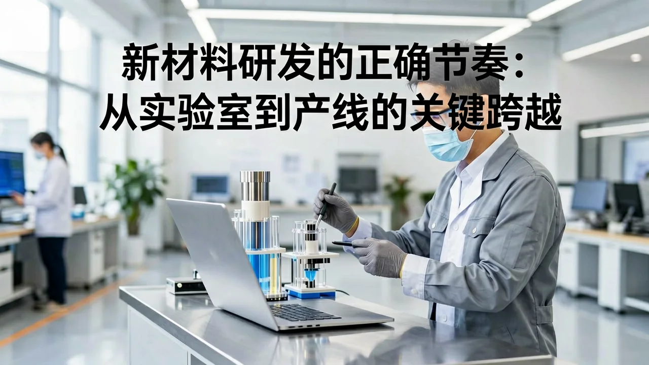 新材料研发的正确节奏：从实验室到产线的关键跨越
